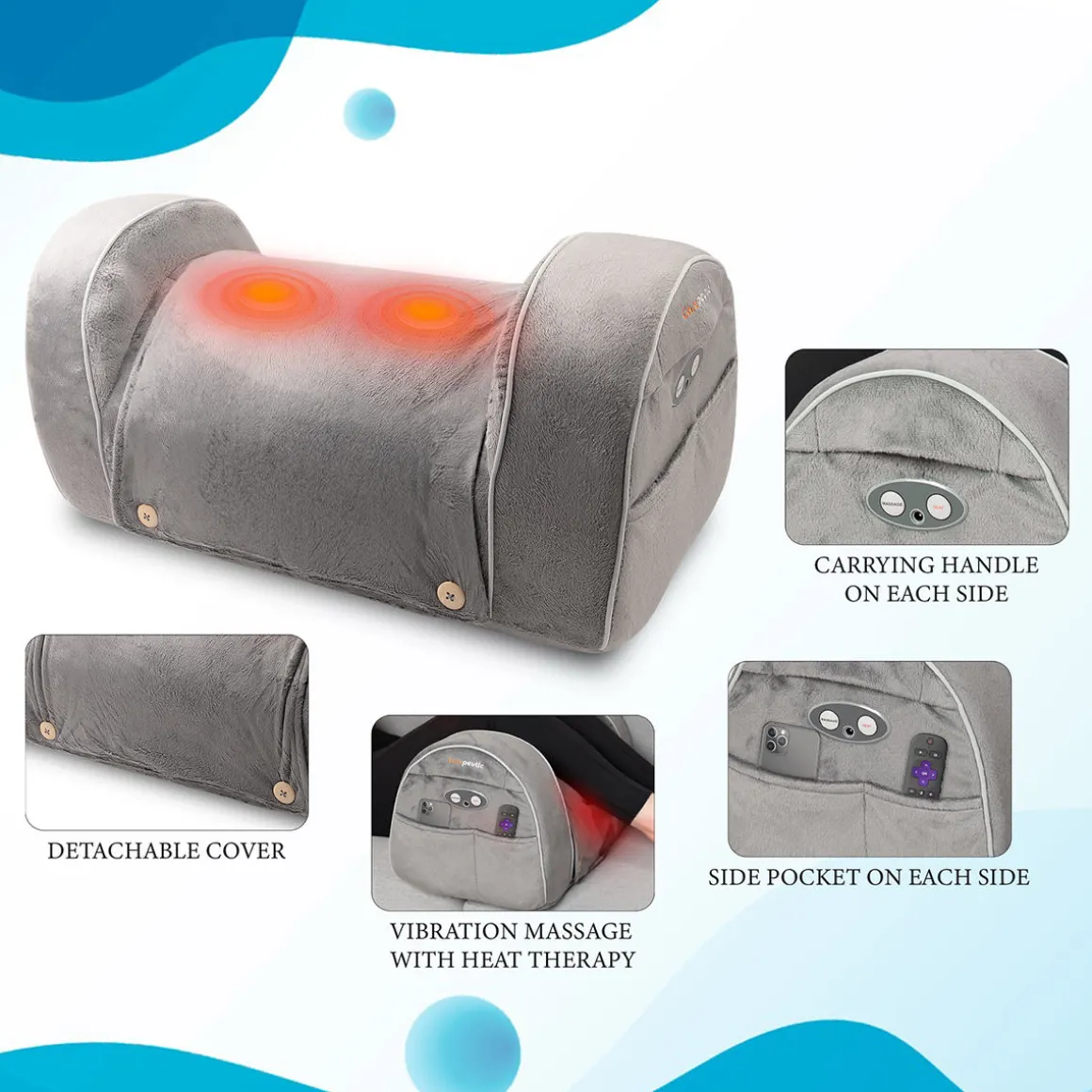 Warming Leg Rest Massager