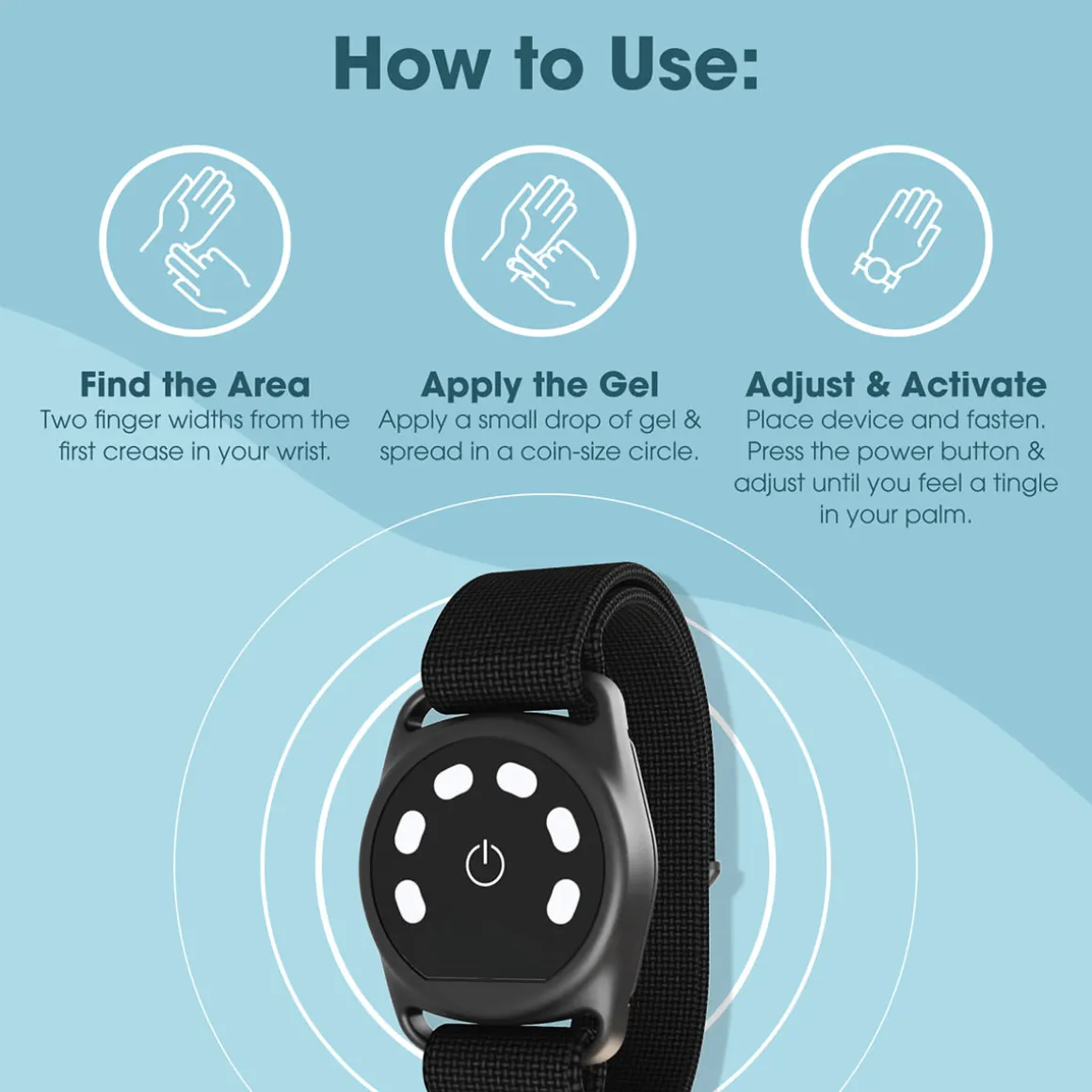 Waterproof Anti-Nausea Sports Wristband
