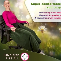 Weighted Office Chair Blanket