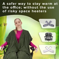 Weighted Office Chair Blanket
