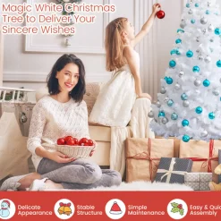 White Artificial Christmas Tree