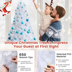 White Artificial Christmas Tree