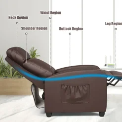 Wingback Massaging Recliner Chair