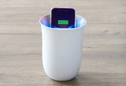 Wireless Charging Station with UV Sanitizer