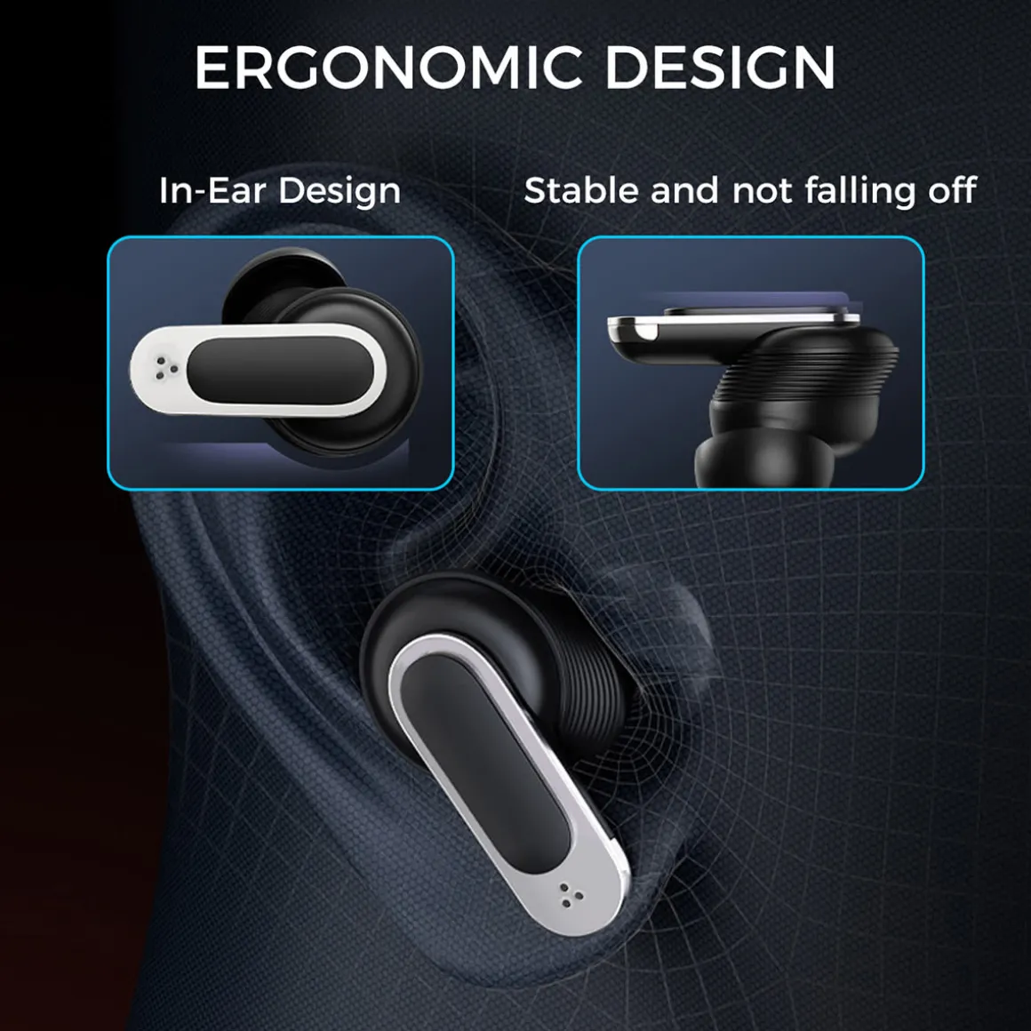 Wireless Earbuds with Touchscreen Smart Case