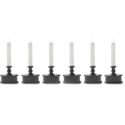 Wireless Sensor LED Window Candles (Set of 6)