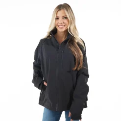 Women's Rechargeable Heated Softshell Jacket by Sharper Image