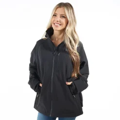 Women's Rechargeable Heated Softshell Jacket by Sharper Image