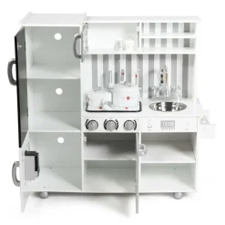 Wooden Pretend Play Kitchen with Sound