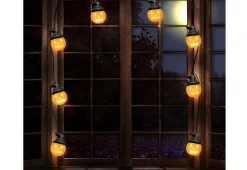 8' Animated Pumpkin String Lights