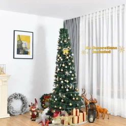 7' Artificial Pencil Christmas Tree