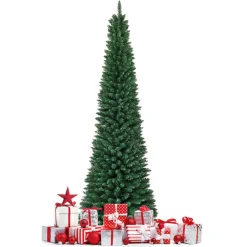 7' Artificial Pencil Christmas Tree