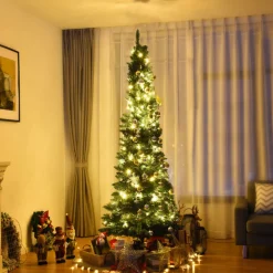 7' Artificial Pencil Christmas Tree