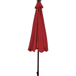 10' Cantilever Patio Umbrella with Solar Powered Lights