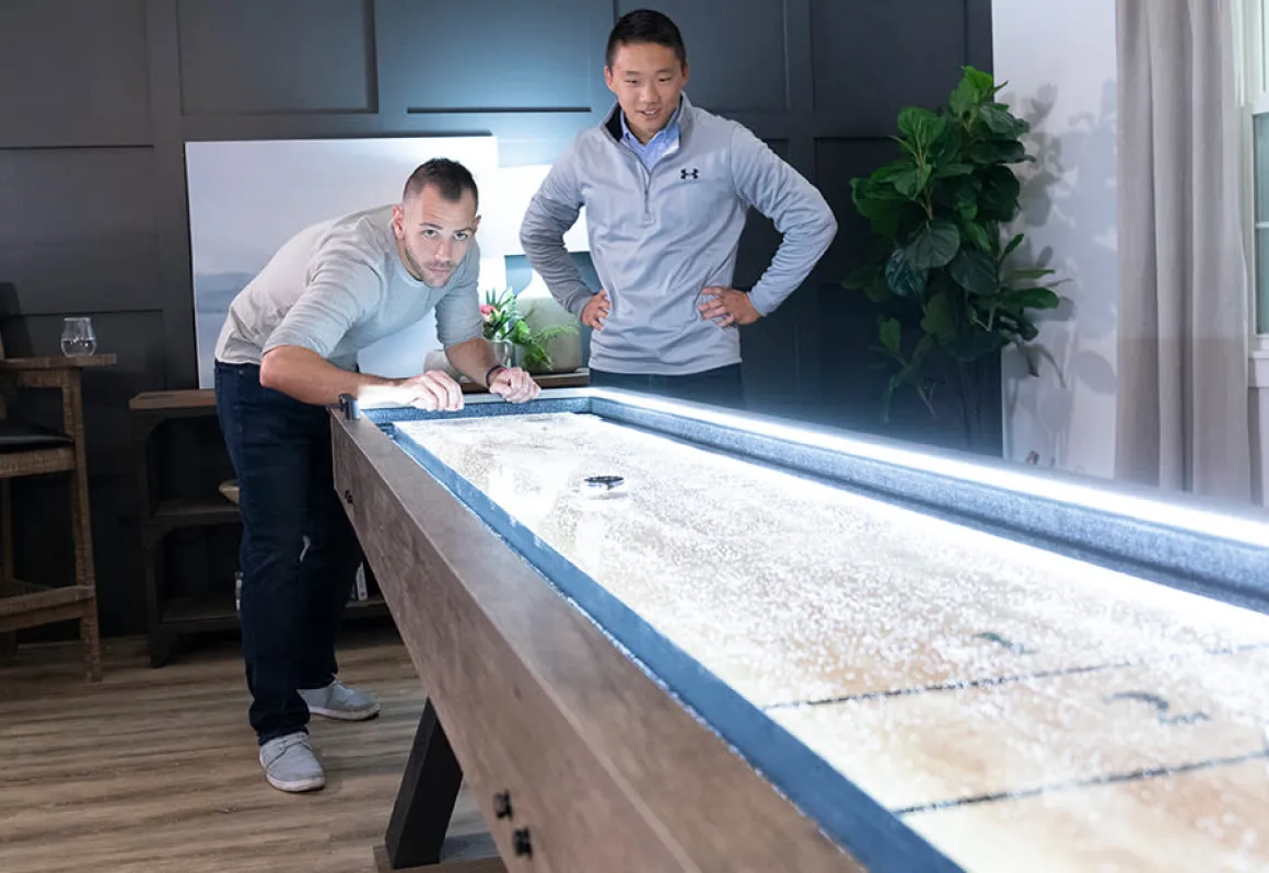 9' LED Light Up Shuffleboard