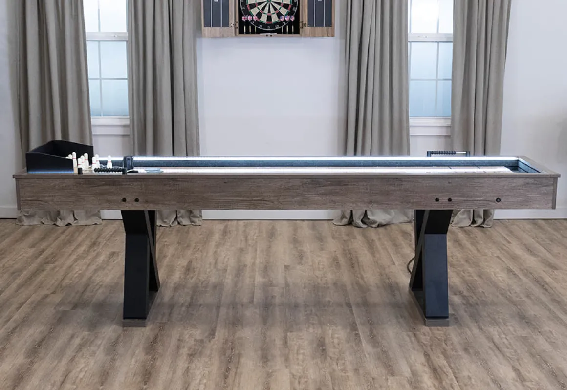 9' LED Light Up Shuffleboard