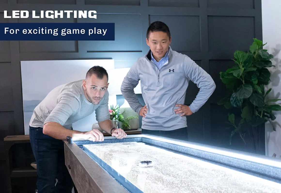 9' LED Light Up Shuffleboard