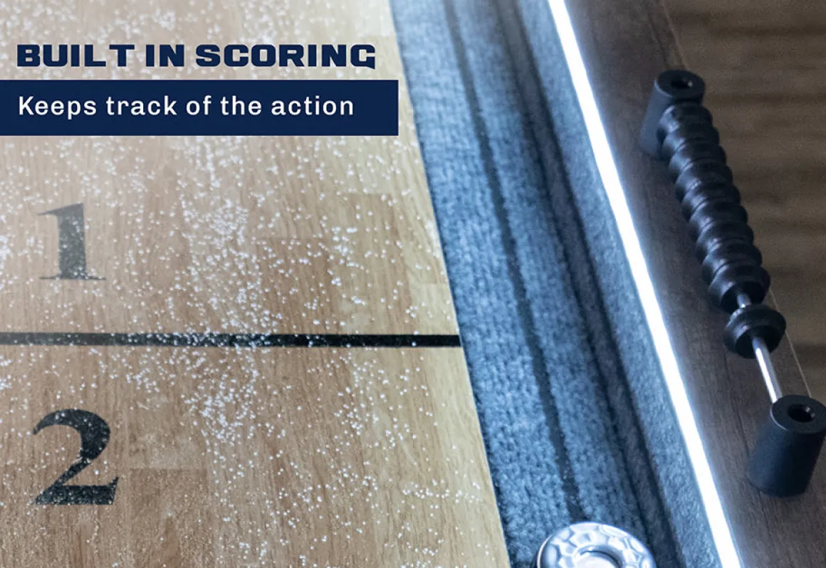 9' LED Light Up Shuffleboard