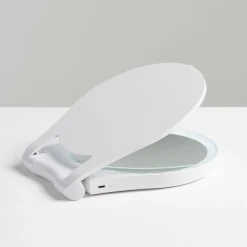 10X Lighted Folding Travel Mirror by Sharper Image