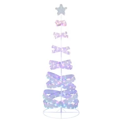 7' Pre-Lit Spiral Christmas Tree Decoration