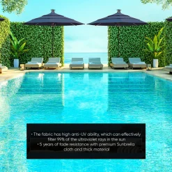 11' Smart Outdoor Umbrella