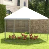13' Wire Mesh Hexagonal Chicken Coop
