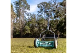 14'' 5-Blade Push Reel Lawn Mover with Grass Catcher