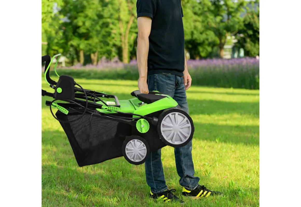 15'' Corded Electric Lawn Dethatcher
