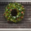 30'' Cordless Pre-Lit Indoor/Outdoor Wreath