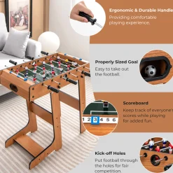 27'' Folding Foosball Table