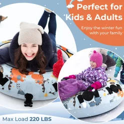 52'' Heavy-Duty Inflatable Snow Sled