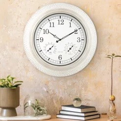 21'' Indoor-Outdoor Atomic Wall Clock