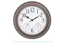 26.2'' Indoor/Outdoor Wall Clock