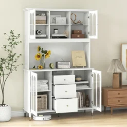 73'' Kitchen Pantry Storage Cabinet