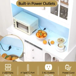 73'' Kitchen Pantry Storage Cabinet
