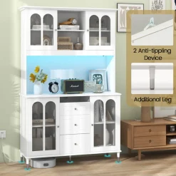 73'' Kitchen Pantry Storage Cabinet