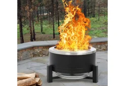 22'' Outdoor Smokeless Wood-Burning Fireplace