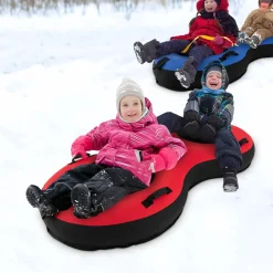 80'' 2-Person Heavy-Duty Inflatable Snow Sled