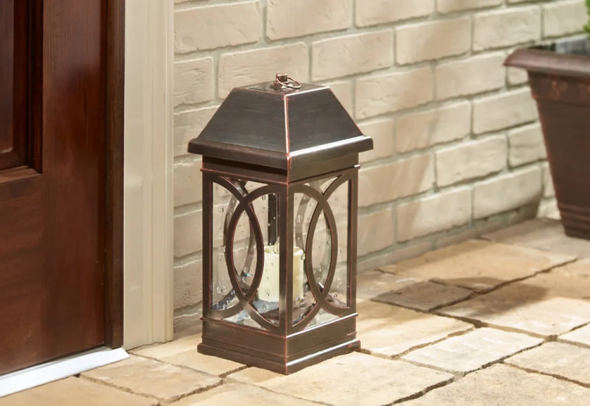 15'' Solar Powered Candle Lantern