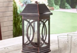 15'' Solar Powered Candle Lantern