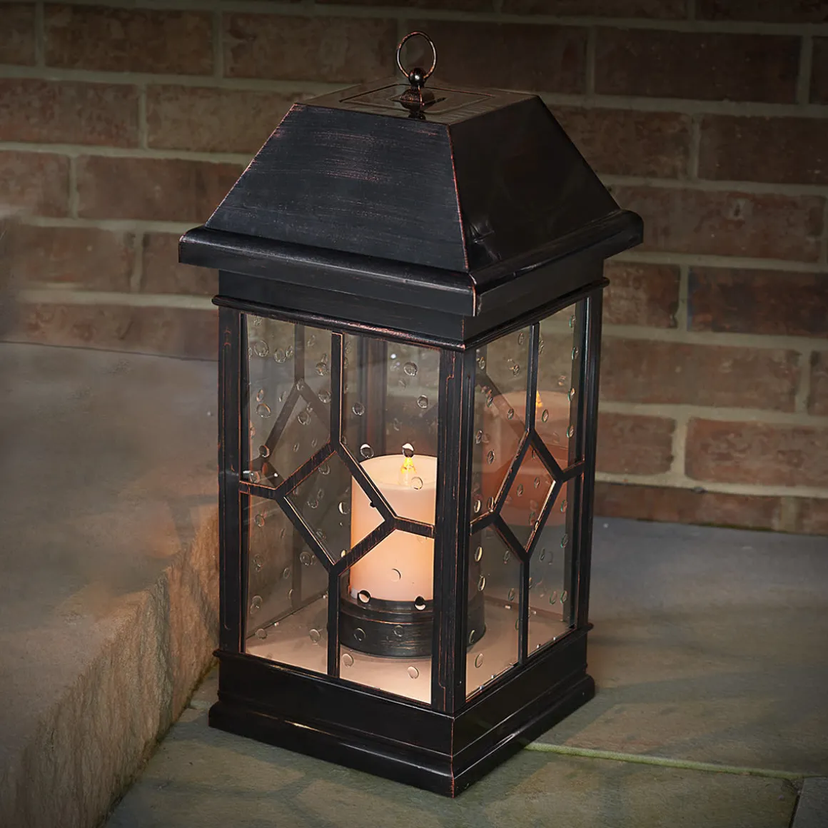 22'' Solar Powered Candle Lantern