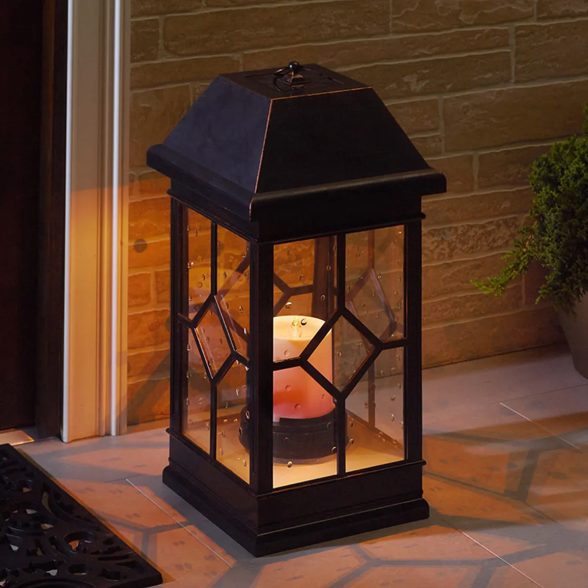 22'' Solar Powered Candle Lantern