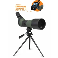 20x-60x Spotting Scope with Smartphone Adapter