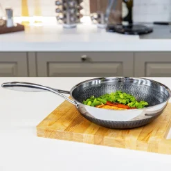 12'' Stainless Hybrid Nonstick Wok