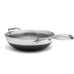 12'' Stainless Hybrid Nonstick Wok