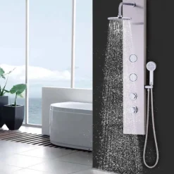 47'' Stainless Steel Massage Jet Shower Panel