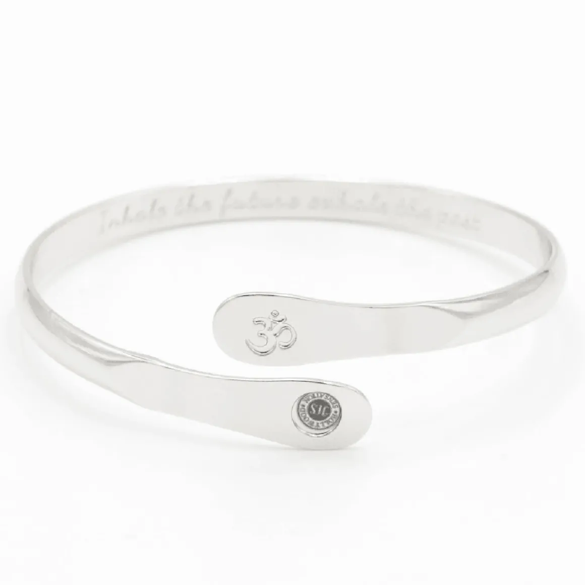 Yoga Om Engraved Bracelet