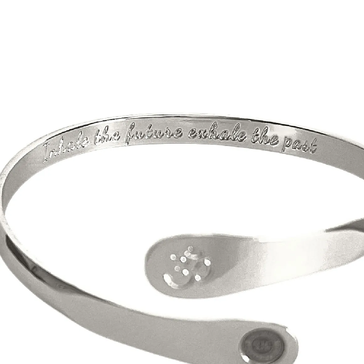 Yoga Om Engraved Bracelet